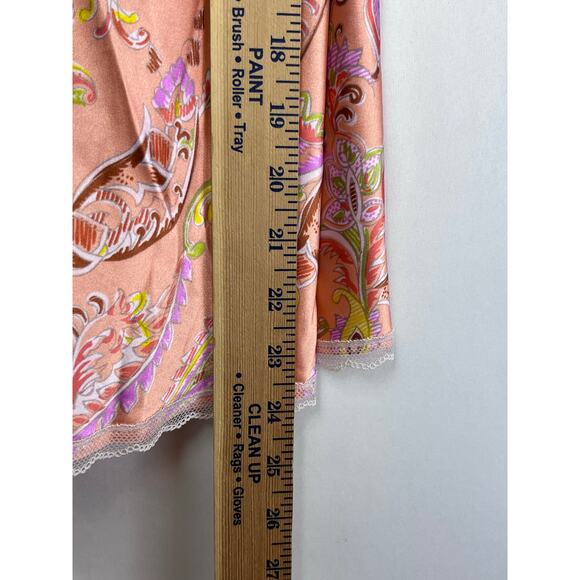 Victoria's Secret Women Large Orange Feather Print Cami  Camisole Set - Picture 7 of 12